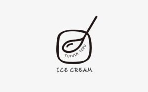 豆腐アイスクリーム　パッケージデザイン　ロゴデザイン